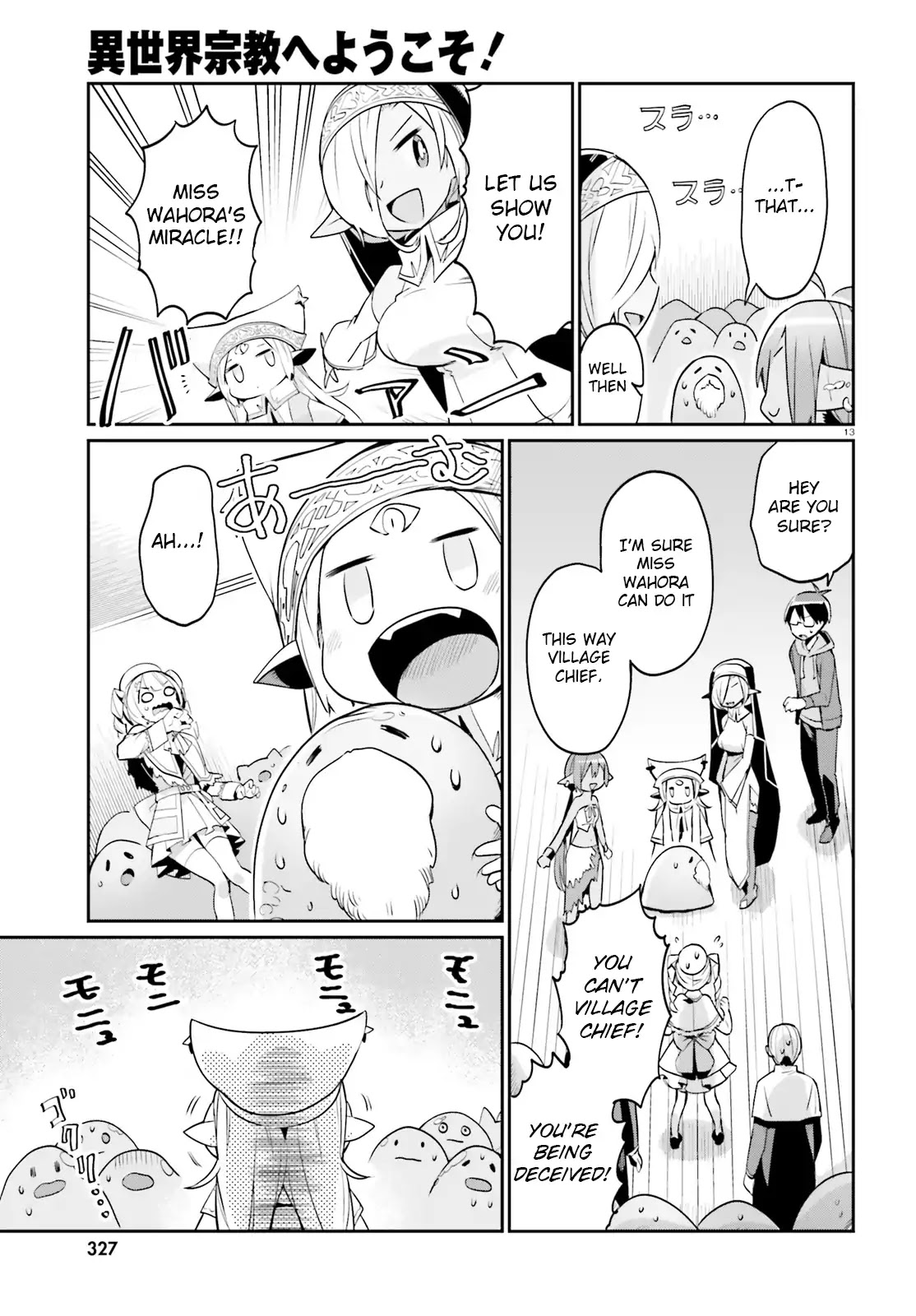 Welcome to Religion in Another World Chapter 7 page 13 - Chapter 7: Welcome to Togen's people