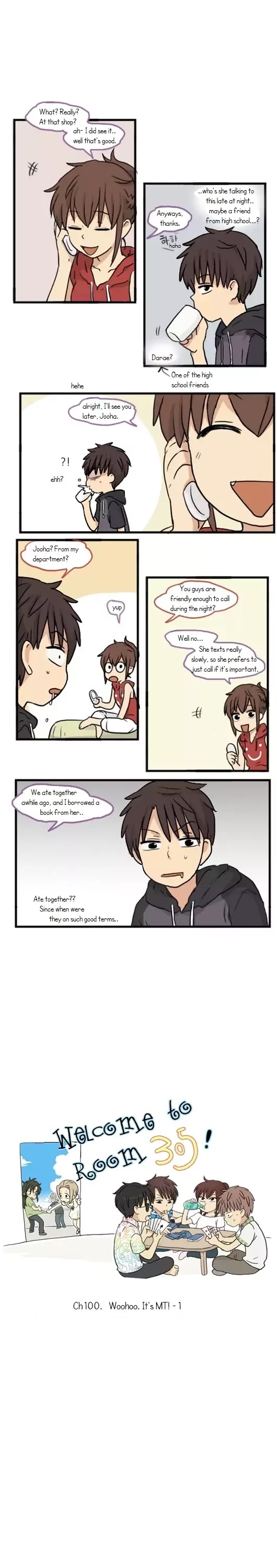 Welcome to Room #305! Chapter 100 page 1 - Chapter 100: Woohoo. It's MT! - 1