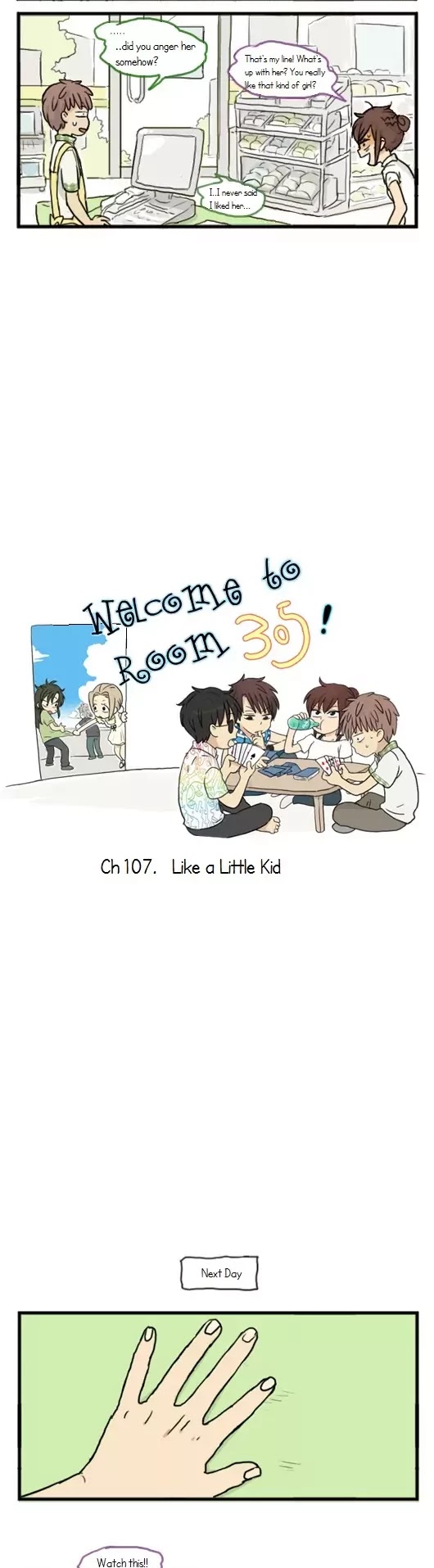 Welcome to Room #305! Chapter 107 page 2 - Chapter 107: Like a Little Kid