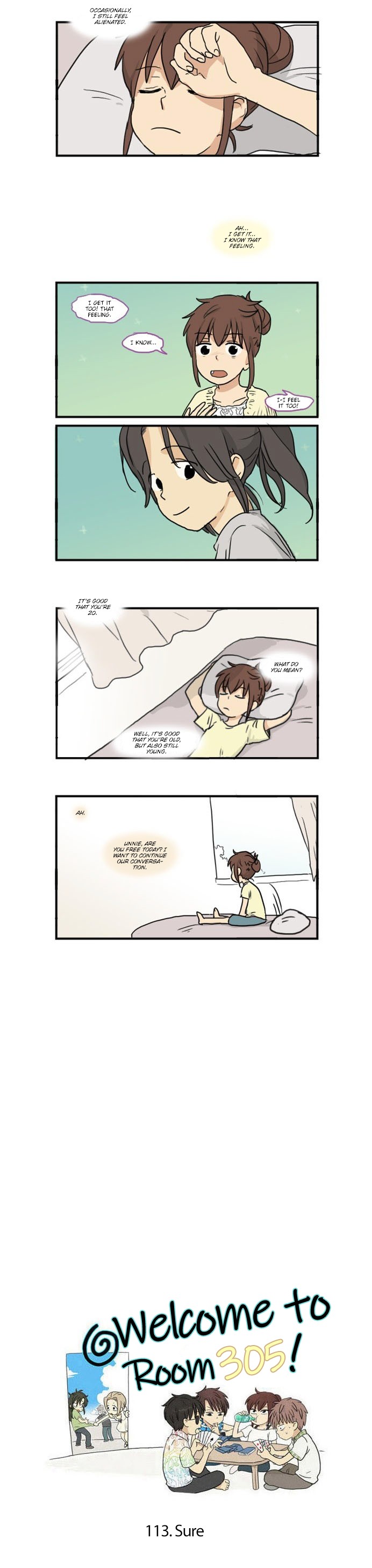 Welcome to Room #305! Chapter 113 page 4 - Chapter 113: Sure