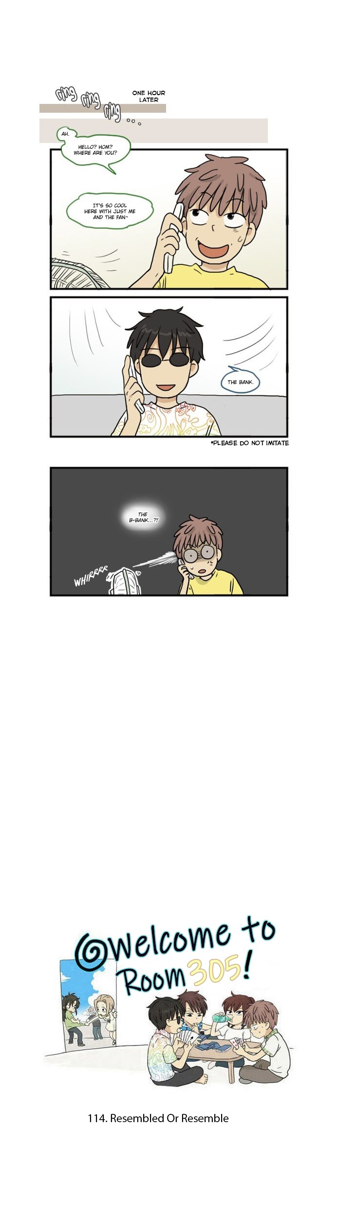 Welcome to Room #305! Chapter 114 page 4 - Chapter 114: Resembled Or Resemble