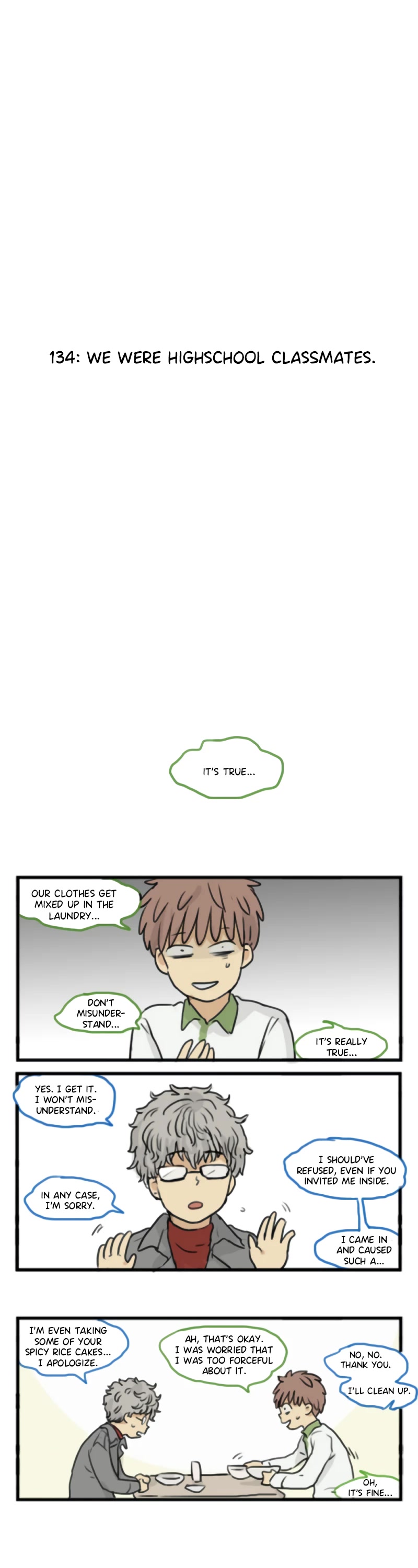 Welcome to Room #305! Chapter 134 page 4 - Chapter 134: We Were High School Classmates.