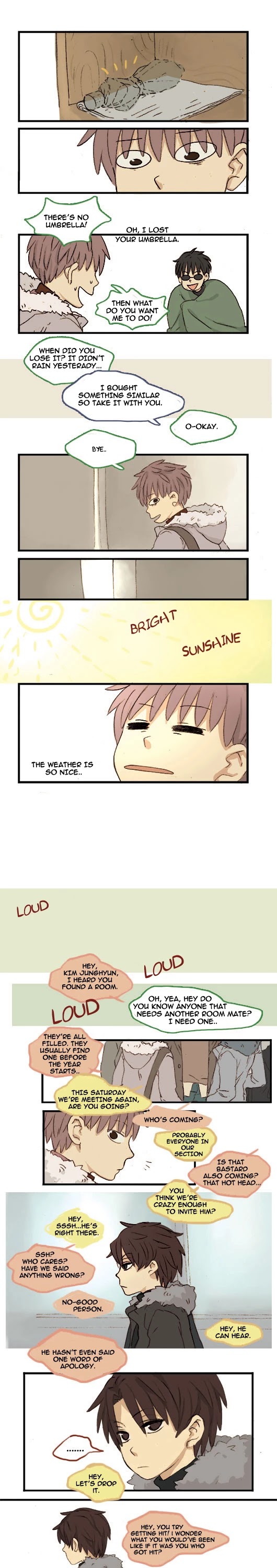 Welcome to Room #305! Chapter 16 page 2 - Chapter 16: Hom Who is Sick with a Cold