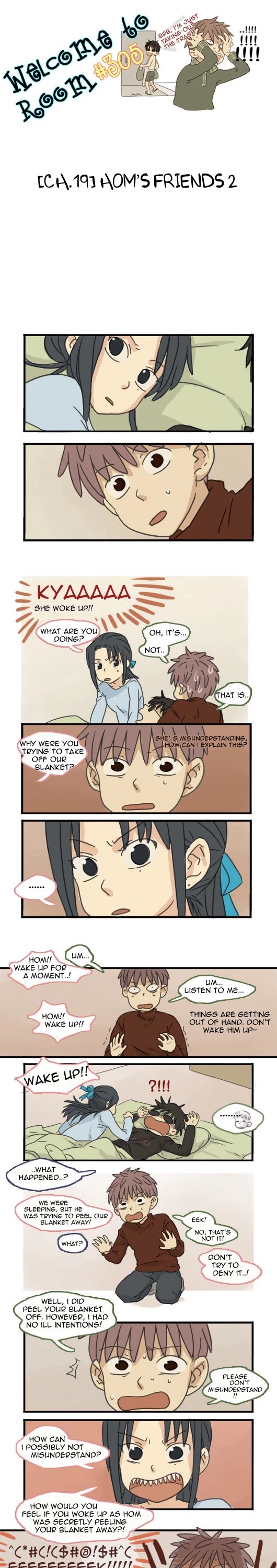 Welcome to Room #305! Chapter 19 page 1 - Chapter 19: Hom's Friends (2)