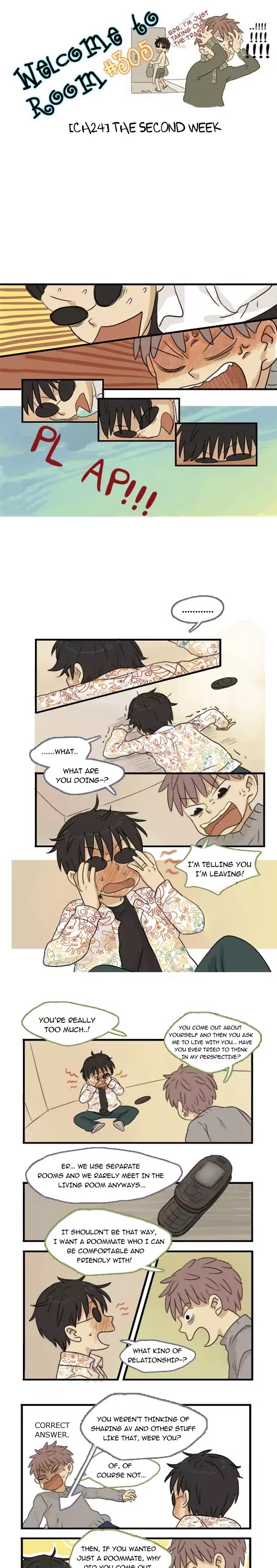 Welcome to Room #305! Chapter 24 page 1 - Chapter 24: The Second Week
