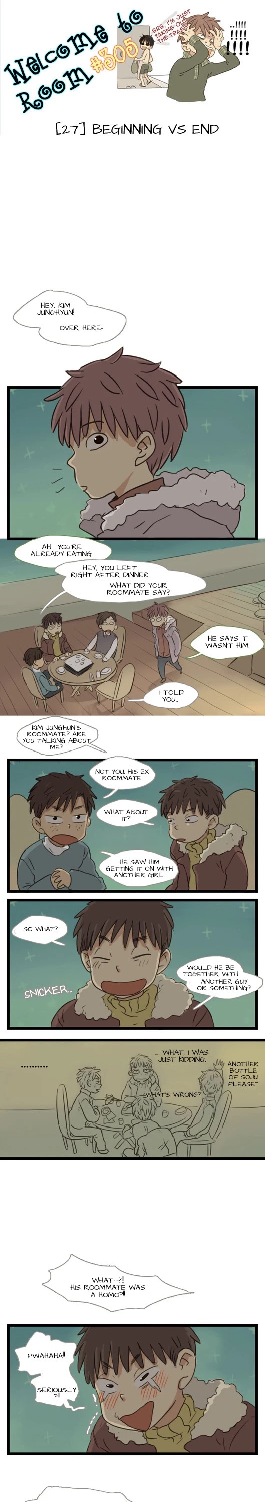 Welcome to Room #305! Chapter 27 page 1 - Chapter 27: Beginning vs. End