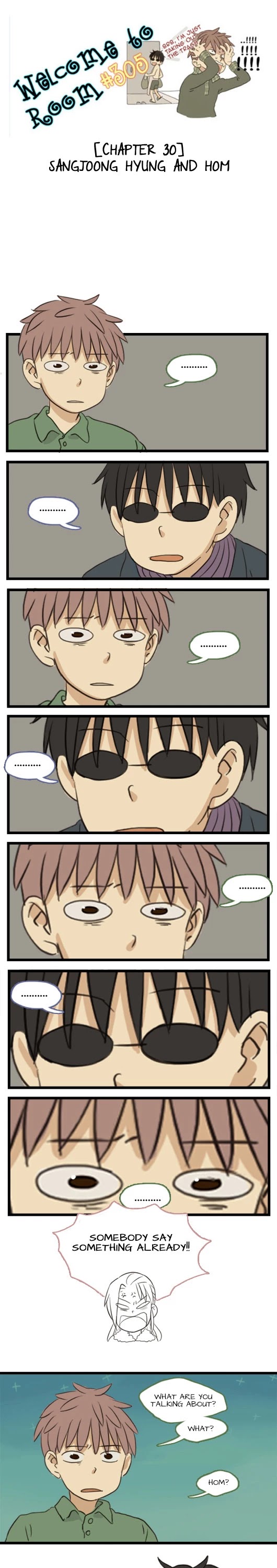 Welcome to Room #305! Chapter 30 page 1 - Chapter 30: Sangjoong Hyung and Hom