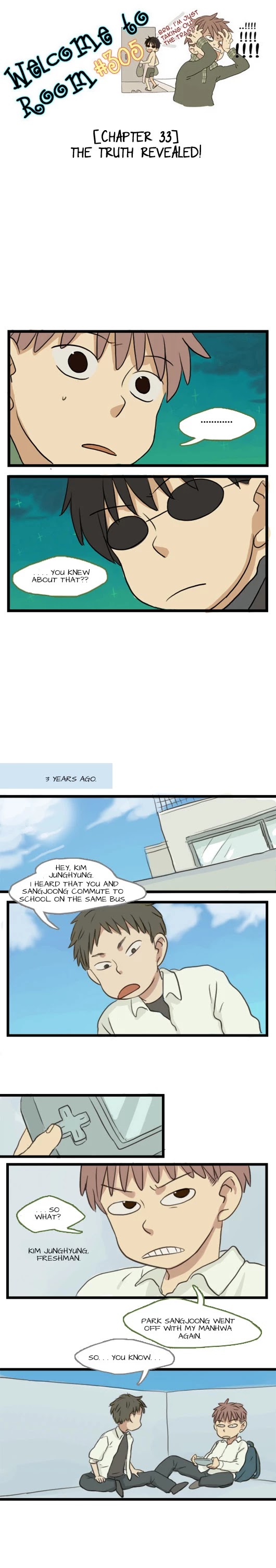 Welcome to Room #305! Chapter 33 page 1 - Chapter 33: The Truth Revealed!
