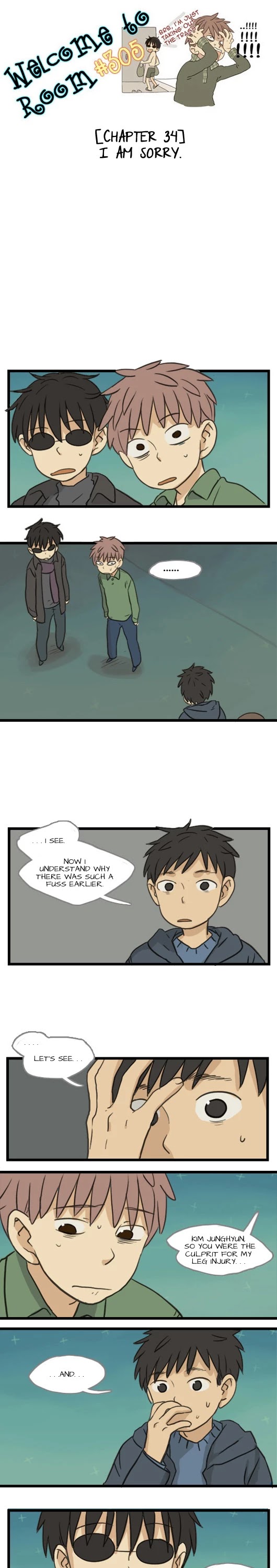 Welcome to Room #305! Chapter 34 page 1 - Chapter 34: I am Sorry