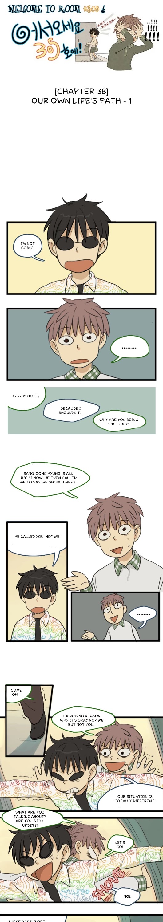 Welcome to Room #305! Chapter 38 page 1 - Chapter 38: Our Own Life's Path - 1