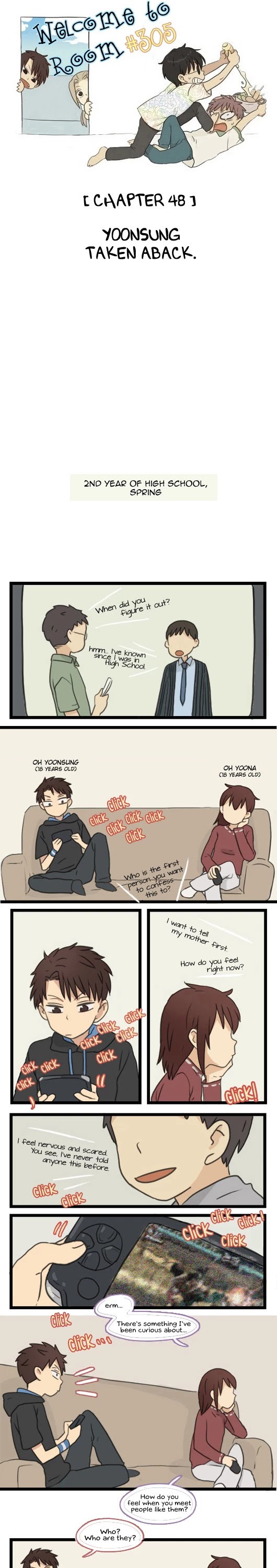 Welcome to Room #305! Chapter 48 page 1 - Chapter 48: Yoonsung Taken Aback