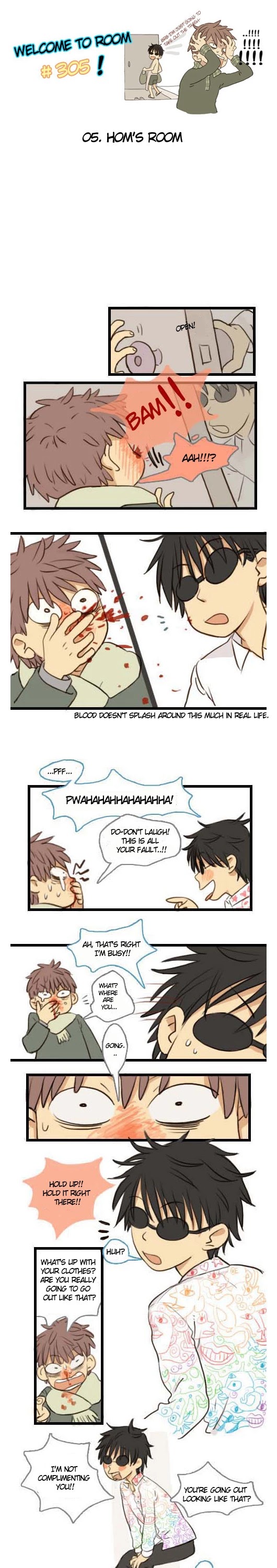 Welcome to Room #305! Chapter 5 page 2 - Chapter 5: Hom's Room