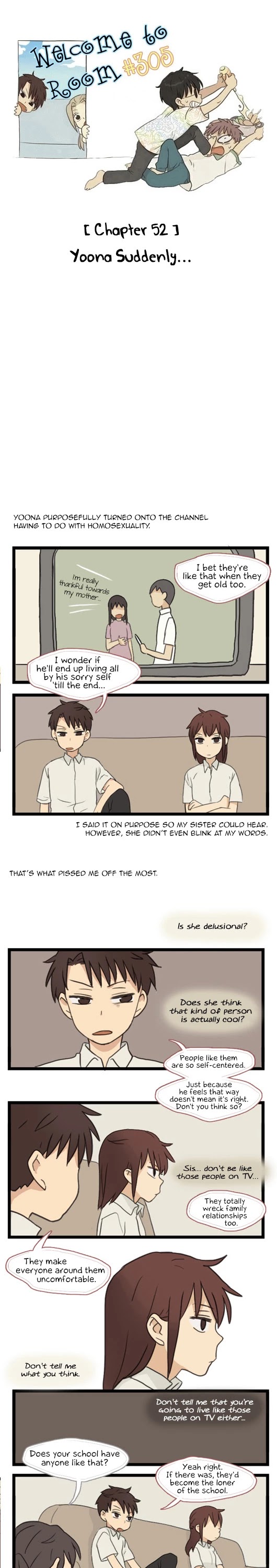 Welcome to Room #305! Chapter 52 page 1 - Chapter 52: Yuuna Suddenly...