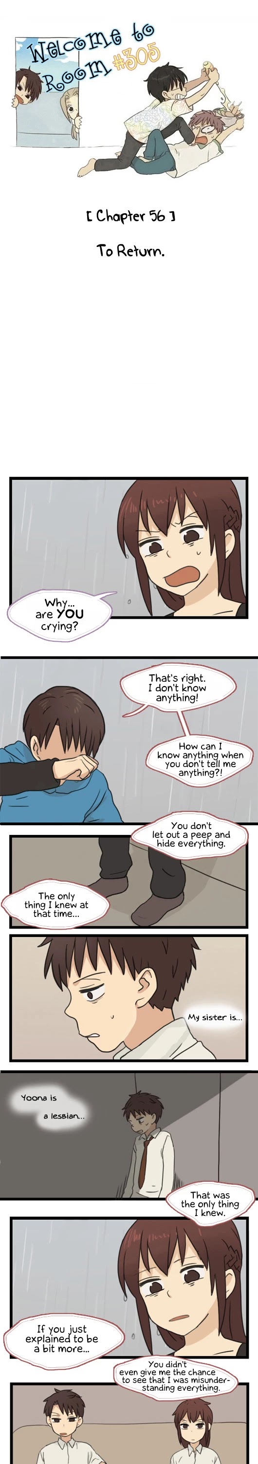 Welcome to Room #305! Chapter 56 page 1 - Chapter 56: To Return
