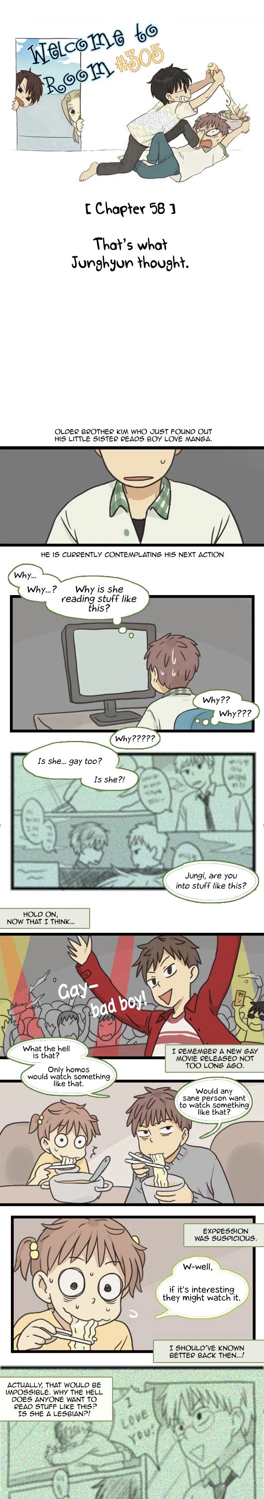 Welcome to Room #305! Chapter 58 page 1 - Chapter 58: That's What Junghyun Thought