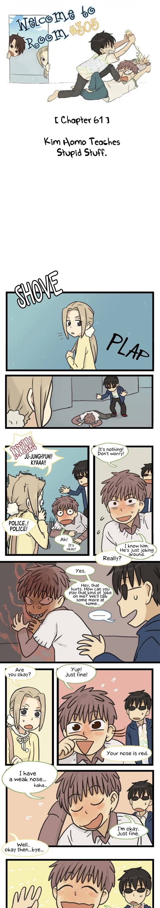 Welcome to Room #305! Chapter 61 page 1 - Chapter 61: Kim Homo Teaches Stupid Stuff