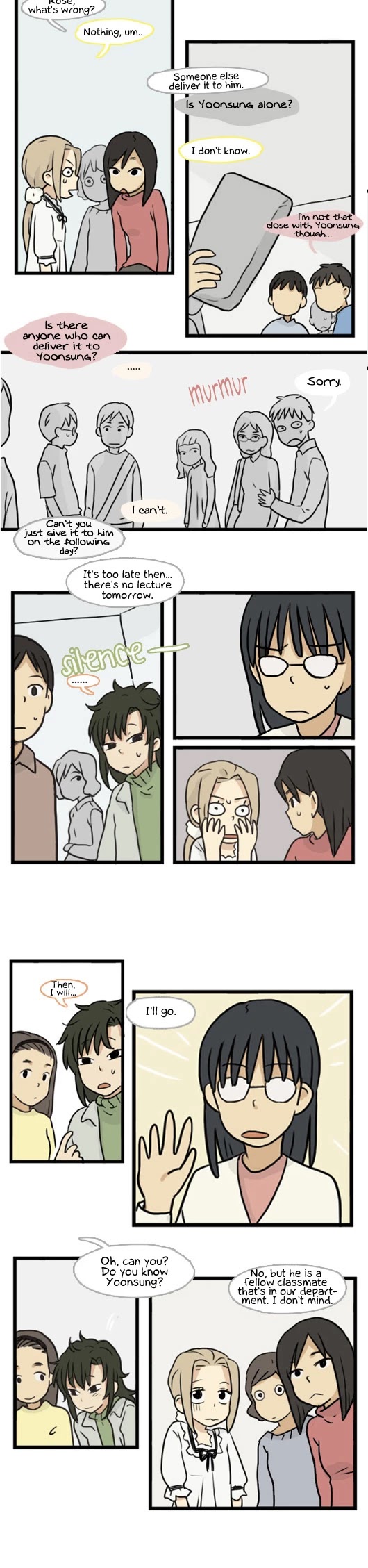 Welcome to Room #305! Chapter 62 page 9 - Chapter 62: Rose Out. Here Comes KyungAh