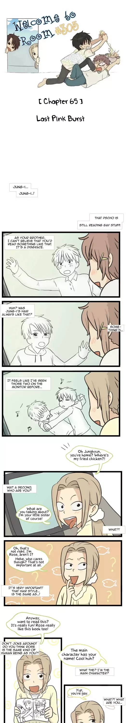 Welcome to Room #305! Chapter 65 page 1 - Chapter 65: Last Pink Burst
