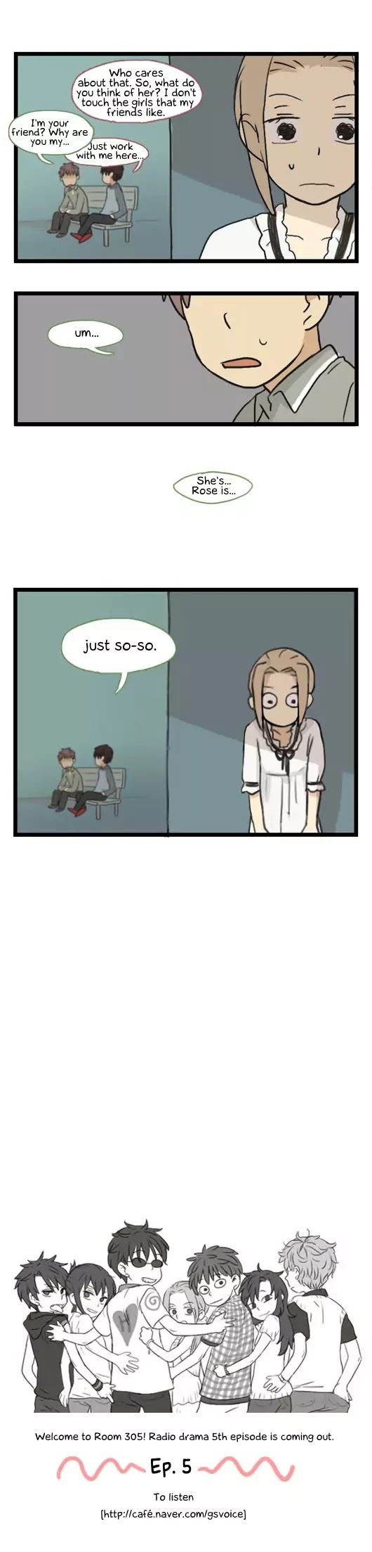 Welcome to Room #305! Chapter 66 page 8 - Chapter 66: Just So-So