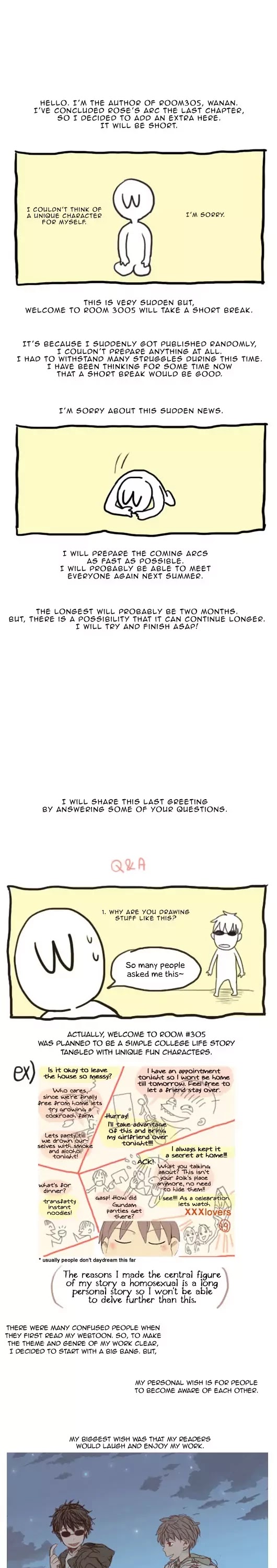 Welcome to Room #305! Chapter 68.1 page 1 - Chapter 68.1
