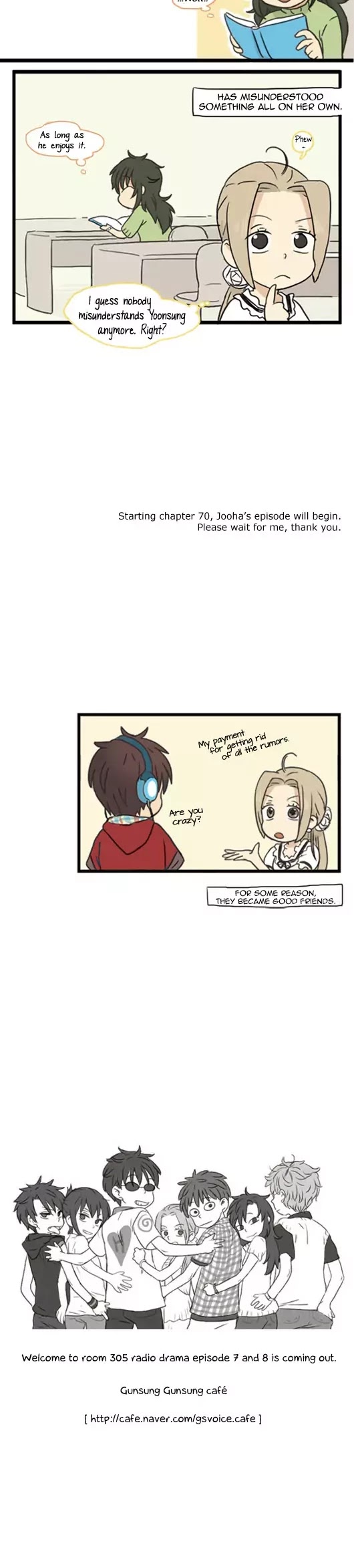 Welcome to Room #305! Chapter 68.2 page 8 - Chapter 68.2