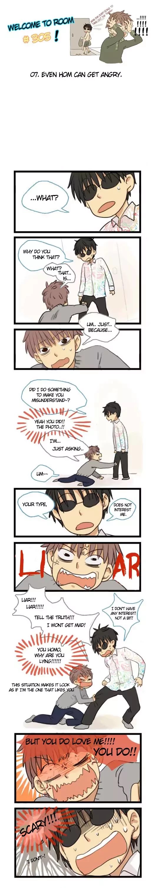 Welcome to Room #305! Chapter 7 page 2 - Chapter 7: Even Hom Can Get Angry