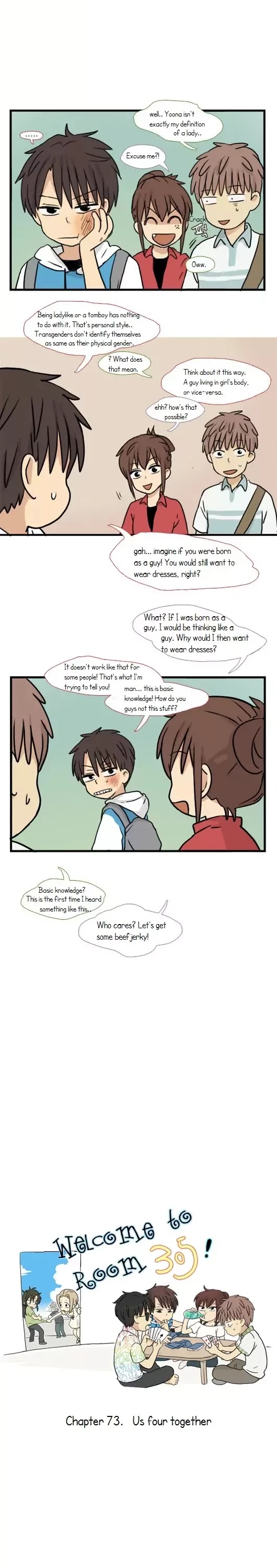 Welcome to Room #305! Chapter 73 page 2 - Chapter 73: Us Four Together