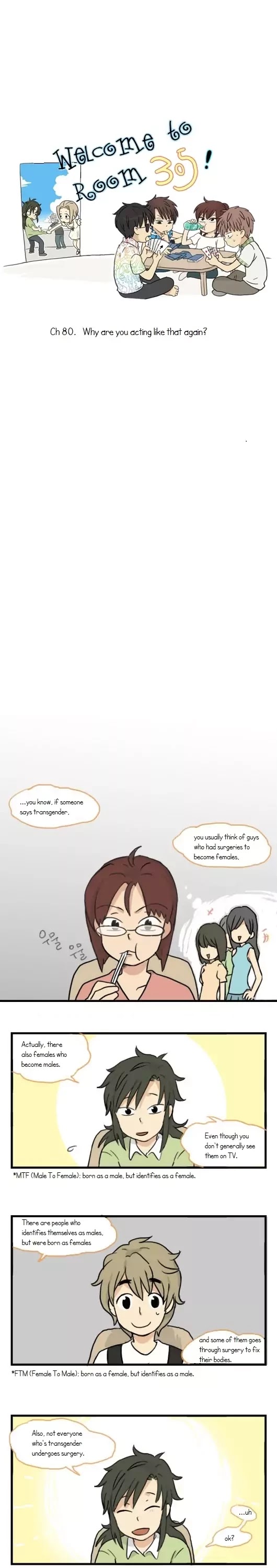 Welcome to Room #305! Chapter 80 page 1 - Chapter 80: Why Are You Acting Like That Again?