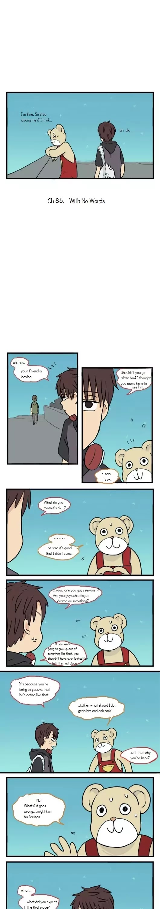 Welcome to Room #305! Chapter 86 page 1 - Chapter 86: With No Words