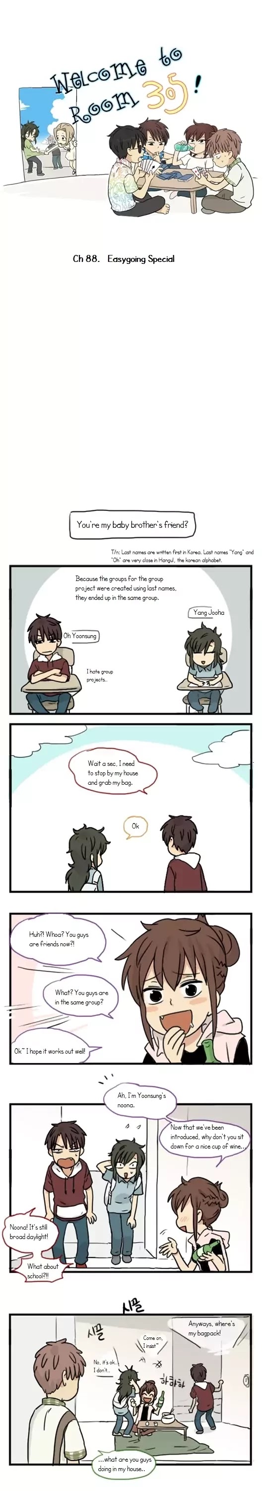 Welcome to Room #305! Chapter 88 page 1 - Chapter 88: Easygoing Special