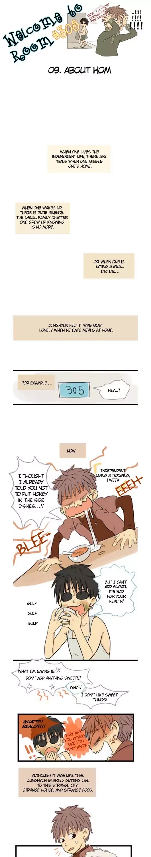 Welcome to Room #305! Chapter 9 page 2 - Chapter 9: About Hom
