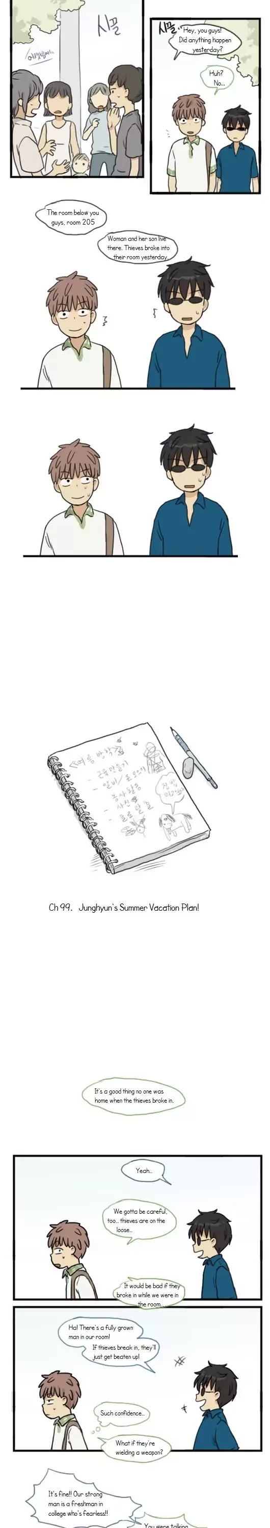 Welcome to Room #305! Chapter 99 page 2 - Chapter 99: Junghyun's Summer Vacation Plan!