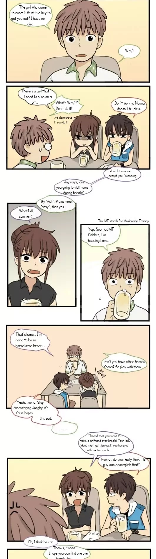Welcome to Room #305! Chapter 99 page 6 - Chapter 99: Junghyun's Summer Vacation Plan!