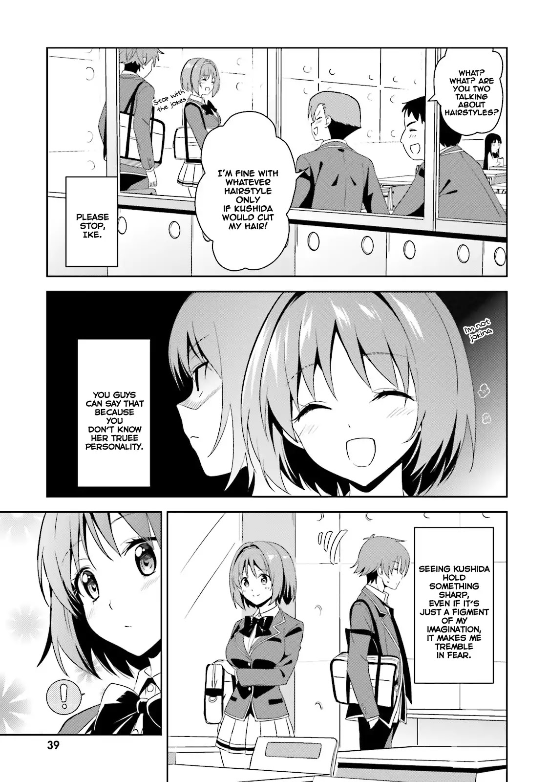 Welcome to the Classroom of the Supreme Ability Doctrine: Other School Days Chapter 1 page 9 - Chapter 1