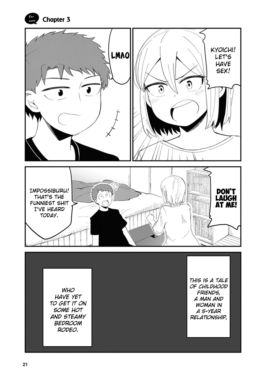 We'll get married someday, but for now Chapter 3 page 1 - Chapter 3: The Prelude Date