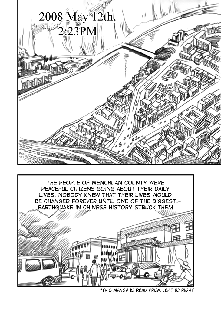 Wenchuan Earthquake Chapter 1 page 1 - Chapter 1 : When the Earthquake Struck (1)