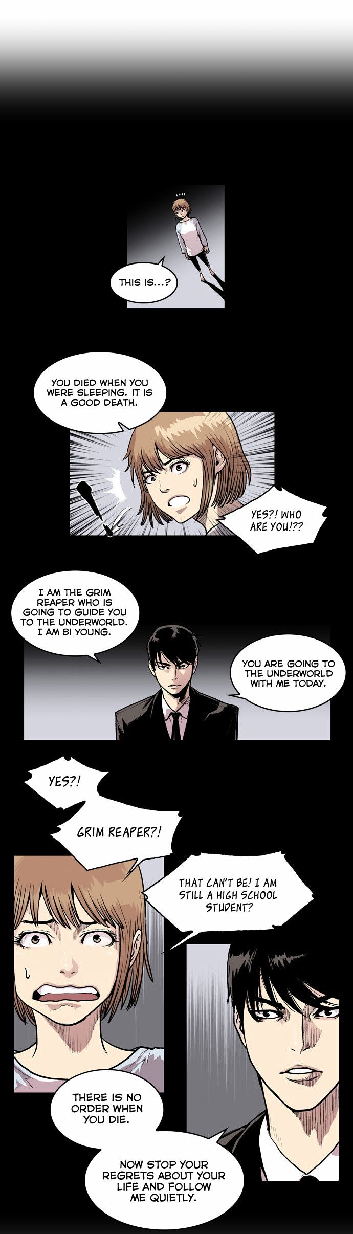 West-North's Grim Reaper Chapter 1 page 11 - Chapter 1 : The girl who's got her life extended