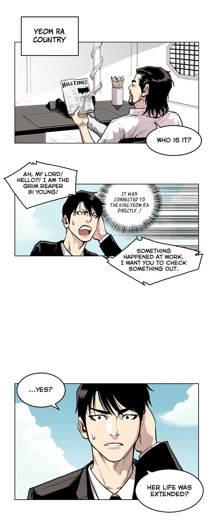 West-North's Grim Reaper Chapter 1 page 13 - Chapter 1 : The girl who's got her life extended
