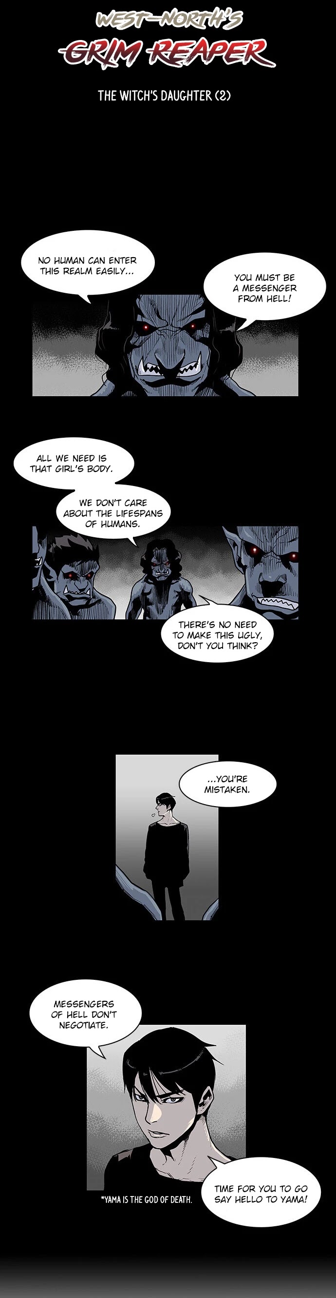 West-North's Grim Reaper Chapter 12 page 5 - Chapter 12: The Witch's Daughter (End)
