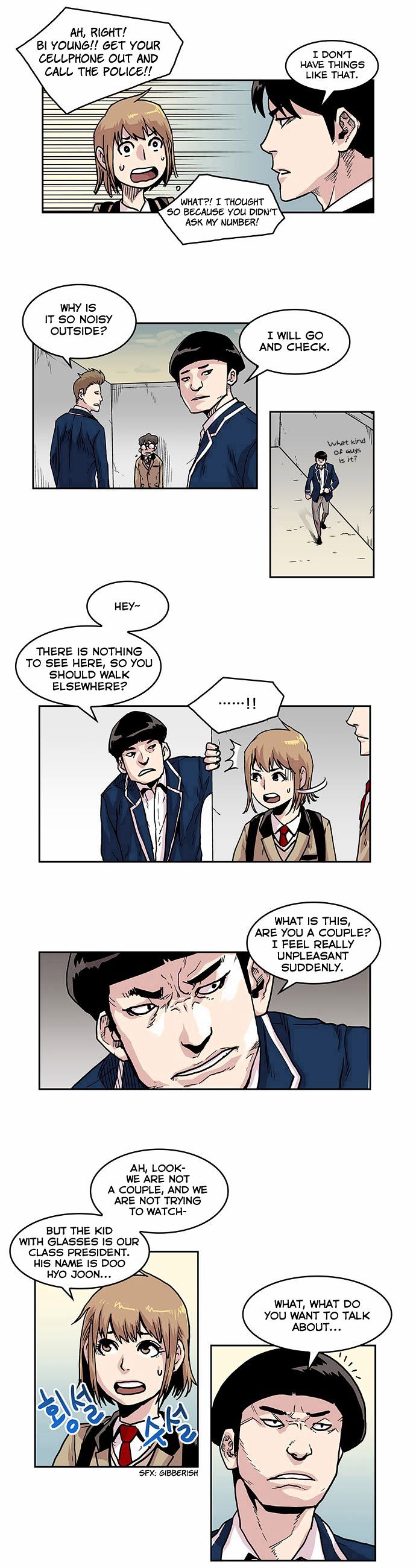 West-North's Grim Reaper Chapter 7 page 11 - Chapter 7 : Class President's Courage
