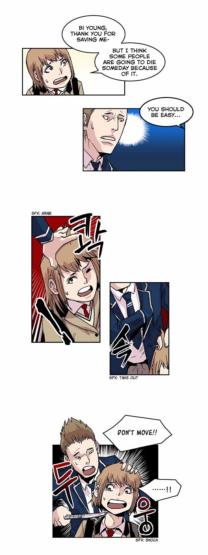 West-North's Grim Reaper Chapter 7 page 16 - Chapter 7 : Class President's Courage