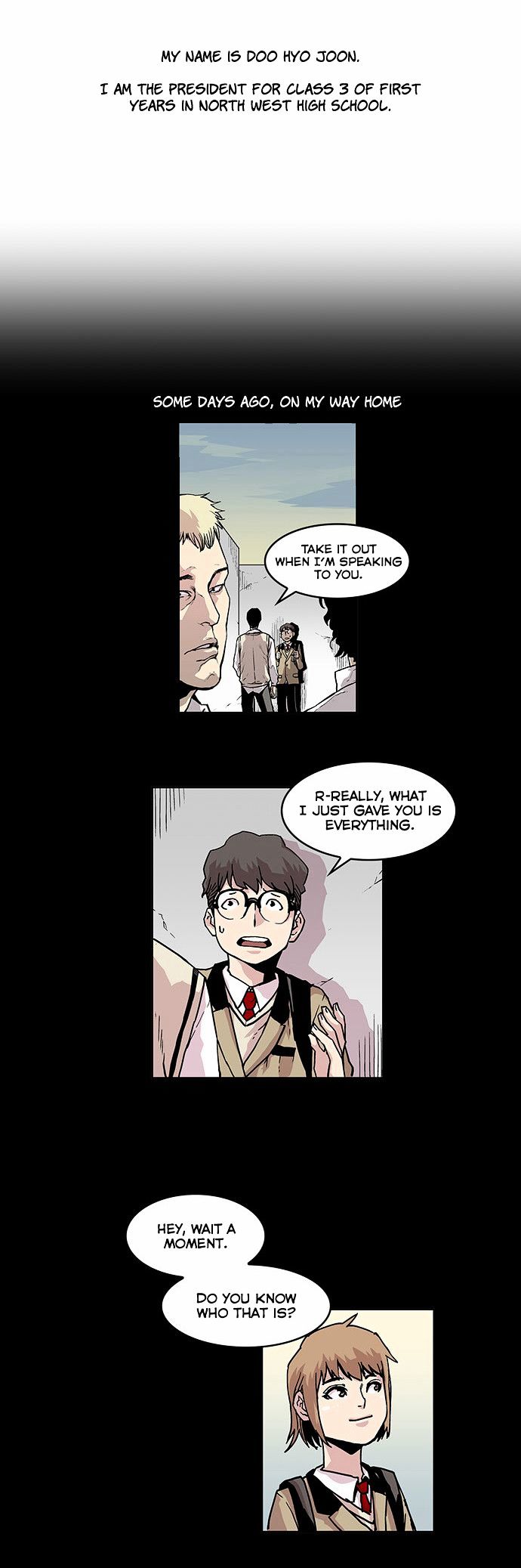 West-North's Grim Reaper Chapter 7 page 4 - Chapter 7 : Class President's Courage