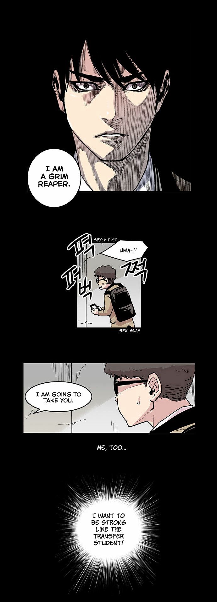 West-North's Grim Reaper Chapter 7 page 6 - Chapter 7 : Class President's Courage