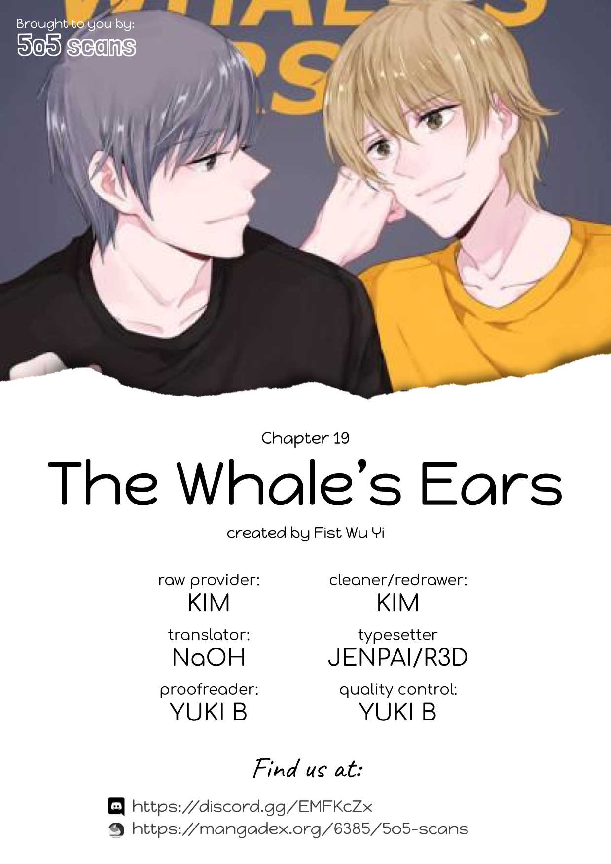 Whale Ears Chapter 19 page 1 - Chapter 19: Do I look good in This?