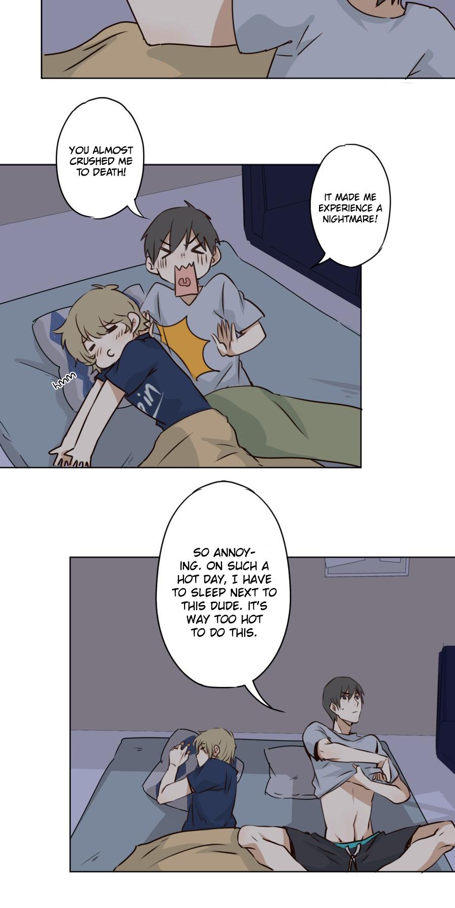 Whale Ears Chapter 6 page 21 - Chapter 6: A night of same bed, different dreams