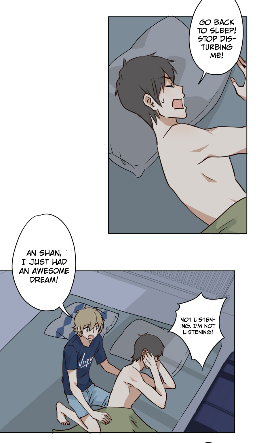 Whale Ears Chapter 6 page 27 - Chapter 6: A night of same bed, different dreams