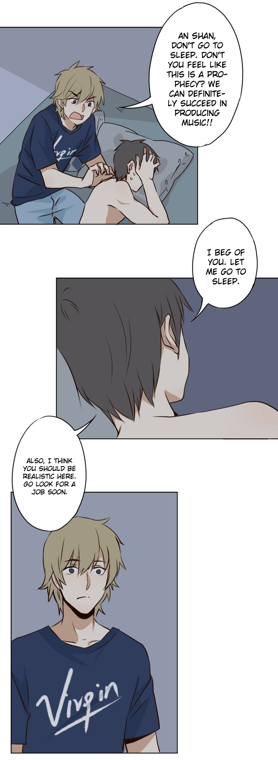 Whale Ears Chapter 6 page 38 - Chapter 6: A night of same bed, different dreams