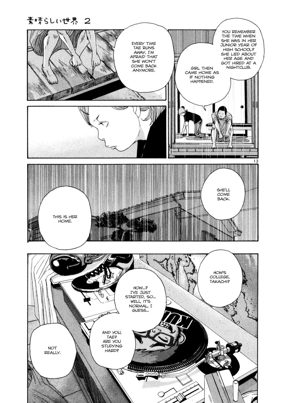 What a Wonderful World Chapter 11 page 13 - Chapter 11 : 11th Track -- After the Rain