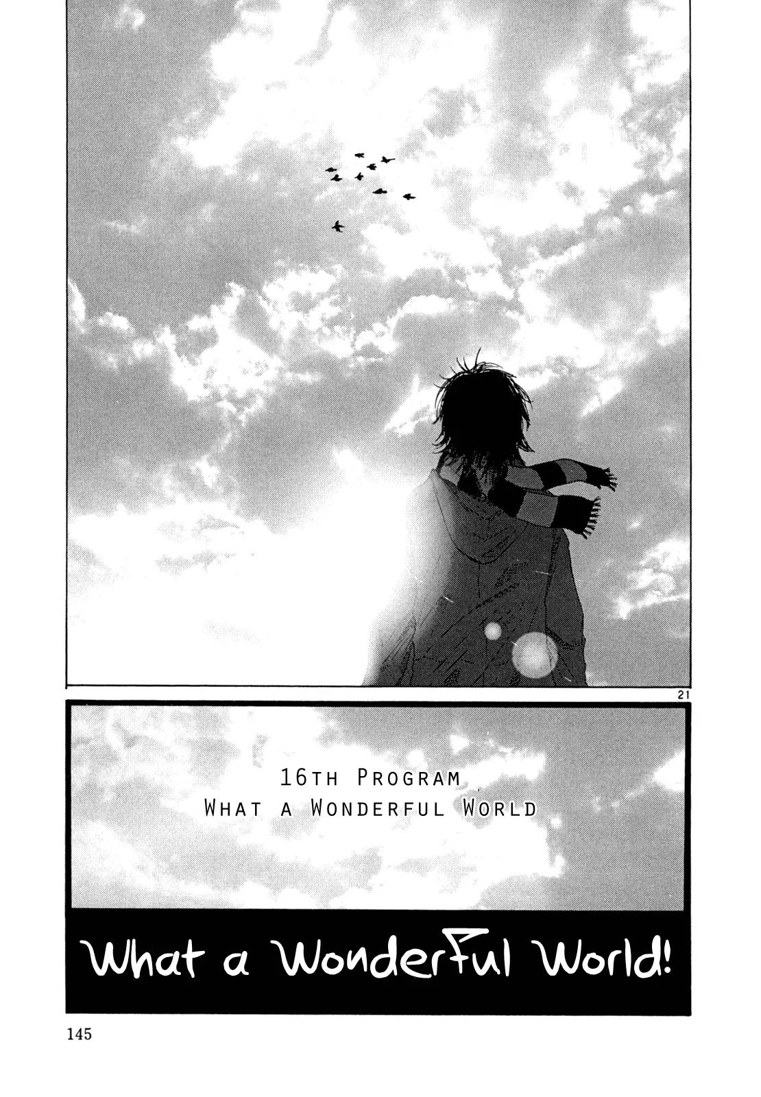 What a Wonderful World Chapter 16 page 21 - Chapter 16 : 16th Track -- What a Wonderful World