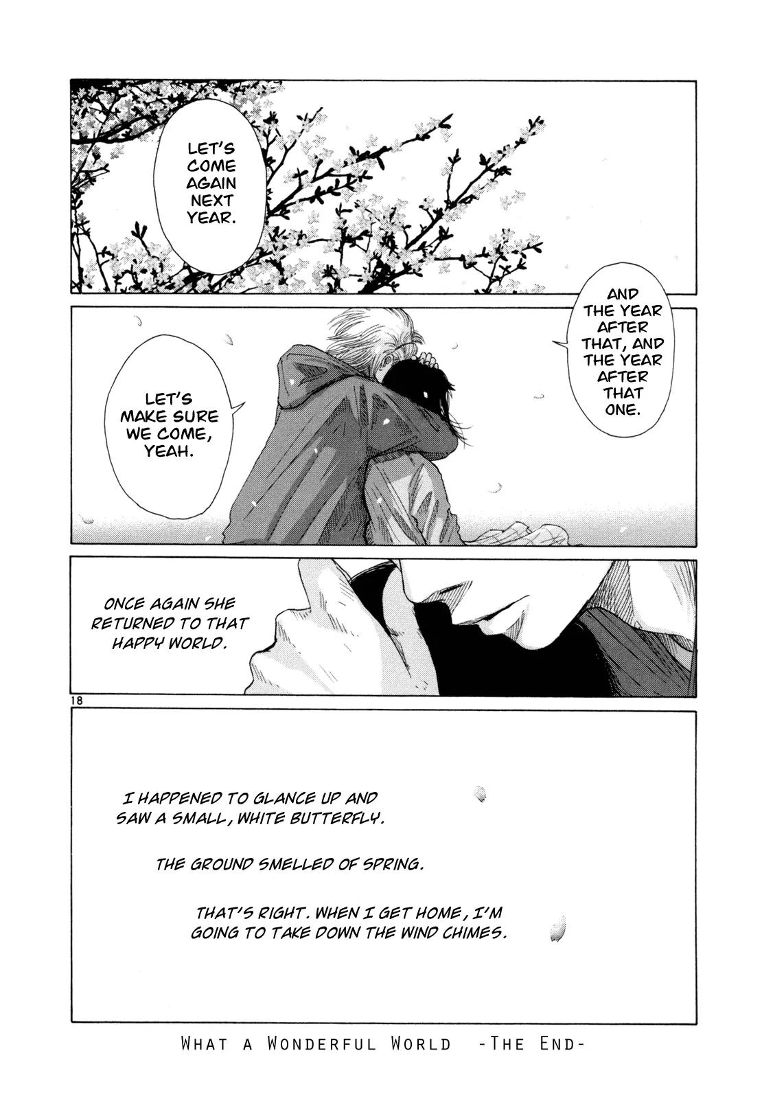 What a Wonderful World Chapter 19 page 17 - Chapter 19 : Last Track -- Cherry Blossom Season {End}